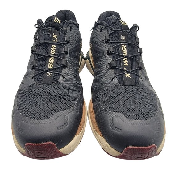 Salomon XT-Wings 2 Mens 11.5 Black Bleached Sand Shoes Outdoor Hiking Trails - Picture 2 of 11